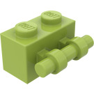 LEGO Limoen Steen 1 x 2 met Handvat (30236)