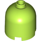 LEGO Lime Brick 2 x 2 x 1.7 Round Cylinder with Dome Top (26451 / 30151)