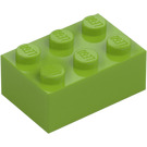 LEGO Limetková Kostka 2 x 3 (3002)