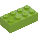 LEGO Lime Palikka 2 x 4 (3001 / 72841)