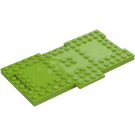 LEGO Lime Brick 8 x 16 with 1 x 4 Sections for Inter-locking (18922)