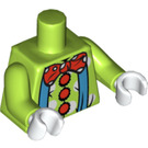 LEGO Lime Circus Clown Torso (973 / 88585)