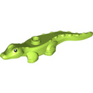 LEGO Lime Crocodile with Black Eyes (69602)