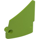 LEGO Lime Curved Panel 13 Left (64394)