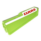LEGO Lime Curved Panel 21 Right with Claas Sticker (11946)