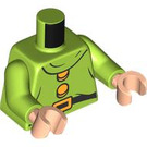 LEGO Limette Dopey Minifig Torso (973 / 76382)