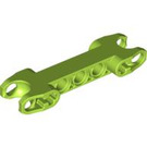 LEGO Lime Double Ball Joint Connector with Squared Ends and Open Axle Holes (89651)