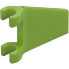 LEGO Lime Flag 2 x 2 Angled with Flared Edge (80324)