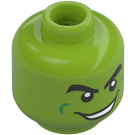 LEGO Lime Green Goblin Minifigure Head (Recessed Solid Stud) (84790 / 106842)