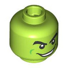 LEGO Lime Green Goblin Minifigure Head (Recessed Solid Stud) (84790 / 106842)