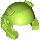 LEGO Lime Helmet with Side Sections and Headlamp (30325 / 88698)