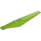 LEGO Lime Hinge Plate 1 x 12 with Angled Sides and Tapered Ends (53031 / 57906)