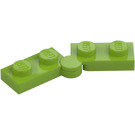 LEGO Lime Hængsel Plade 1 x 4 (1927 / 19954)