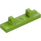 LEGO Lime Gångjärn Bricka 1 x 4 Låsning med 2 Single Stubbar på Topp (44822 / 95120)