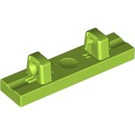 LEGO Lime Hinge Tile 1 x 4 Locking with 2 Single Stubs on Top (44822 / 95120)