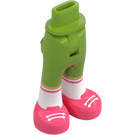 LEGO Lime Fianco con Pants con Corallo Shoes con Bianco Socks (2277)