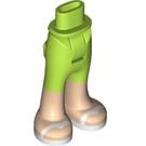 LEGO Lime Hip with Pants with Feet and White Sandals (35573)