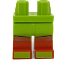 LEGO Lime Höfter och ben Robin Huva (73200 / 104664)