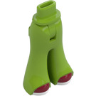 LEGO Lime Hips with Flared Trousers with Dark Red and White Shoes (105949)