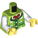 LEGO Limoen Isabelle Minifig Torso (973 / 76382)