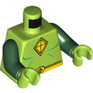 LEGO Lime Kite Man Minifig Torso (76382)