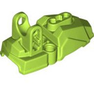 LEGO Lime Large Figure Foot 3 x 7 x 3 (90661)