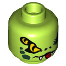 LEGO Lime Lasha Minifigure Head (Recessed Solid Stud) (3626 / 43959)