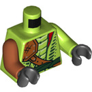 LEGO Limette Lasha - Reboot Minifigur Torso (973 / 76382)