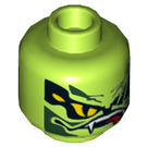 LEGO Lime Lasha - Reboot Minifigure Head (Recessed Solid Stud) (3626 / 25215)