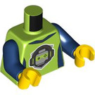 LEGO Limette Man (60388) Minifig Torso (973 / 76382)