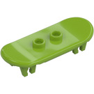 LEGO Limette Minifigur Skateboard mit Vier Rad Clips (42511 / 88422)