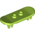 LEGO Limoen Minifig Skateboard met Vier Wiel Clips (42511 / 88422)