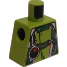 LEGO Lime Minifig Torso uden arme med DEX-Treme (973)