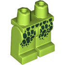 LEGO Citron Vert Minifigurine Hanches et jambes avec Vert Foncé Scales (3815 / 43961)