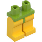 LEGO Limonka Minifigurka Biodra z Żółty Nogi (73200 / 88584)