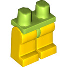 LEGO Chaux Minifigure Les hanches avec Jaune Jambes (73200 / 88584)