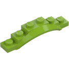 LEGO Lime Stänkskydd Platta 1 x 6 med Kant (4925 / 62361)