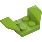 LEGO Lime Mudguard Plate 2 x 2 with Flared Wheel Arches (41854)