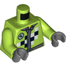 LEGO Limoen Pit Crew Torso (973 / 76382)