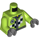 LEGO Limette Pit Crew Torso (973 / 76382)