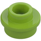 LEGO Lime Plate 1 x 1 Round with Open Stud (28626 / 85861)