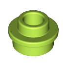 LEGO Lime Plate 1 x 1 Round with Open Stud (28626 / 85861)