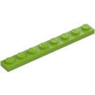 LEGO Limoen Plaat 1 x 8 (3460)