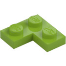 LEGO Lime Levy 2 x 2 Kulma (2420)