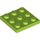 LEGO Lime Plate 3 x 3 (11212)