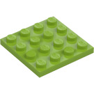 LEGO Lime Platta 4 x 4 (3031)