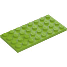 LEGO Lime Platta 4 x 8 (3035)