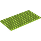 LEGO Lime Plate 8 x 16 (92438)