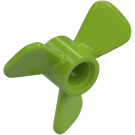 LEGO Lime Propeller with 3 Blades and Pin Hole (65768)