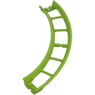 LEGO Citron Vert Rail 13 x 13 x 3.3 Quater Cercle (80566)